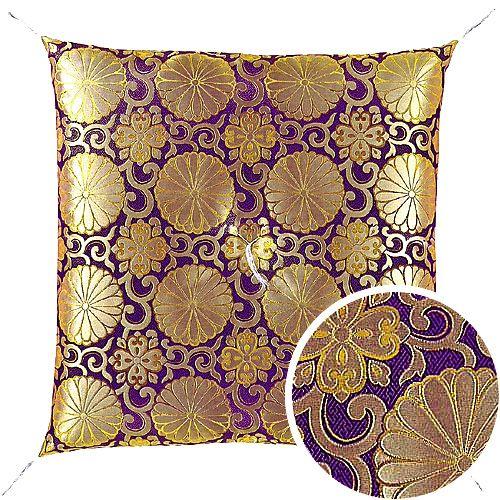 仏壇屋 滝田商店 御前座布団 新金通 紫（仏壇用座布団 仏前座布団