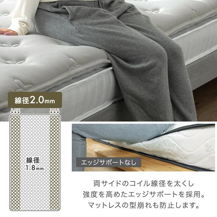 タンスのゲン 25日正午〜+3% マットレス シングル ポケットコイル