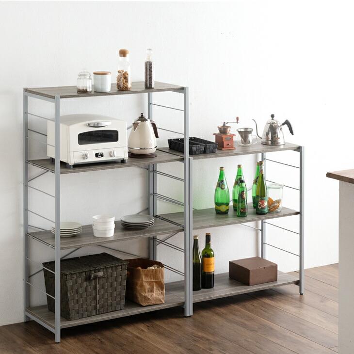 キシル オープンラック 幅80cm オープンラック ハーフ 80｜家具と