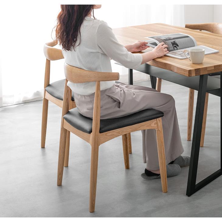 タンスのゲン ダイニングチェア 2脚 おしゃれ セット 完成品 2脚セット