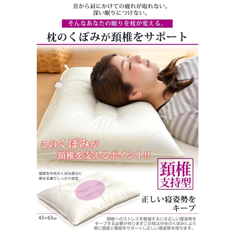 タンスのゲン 枕 まくら 安眠枕 日本製 インビスタ ダクロン デュラ