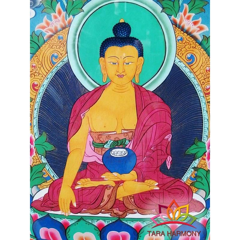 タンカ 阿しゅく如来 [TK12006] 仏画 チベット密教 ネパール 仏教