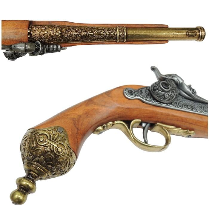 ☆DENIX パーカッションピストル イタリア ゴールド 1013/L