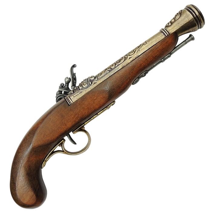 ☆DENIX フリントロック パイレーツピストル 左手用 ゴールド 1126/L