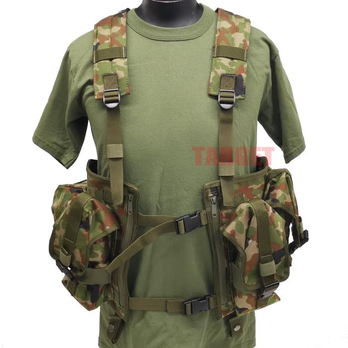 陸上自衛隊 迷彩 弾納ベスト （集約チョッキ タクティカルベスト
