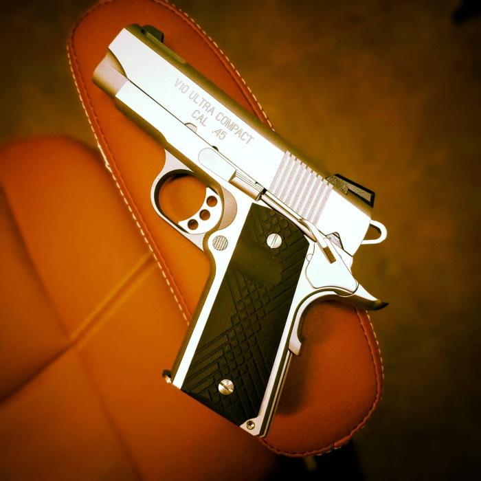LOKGRIPS 1911コンパクト用 G10製グリップ Crosscut 3カラー (ロック