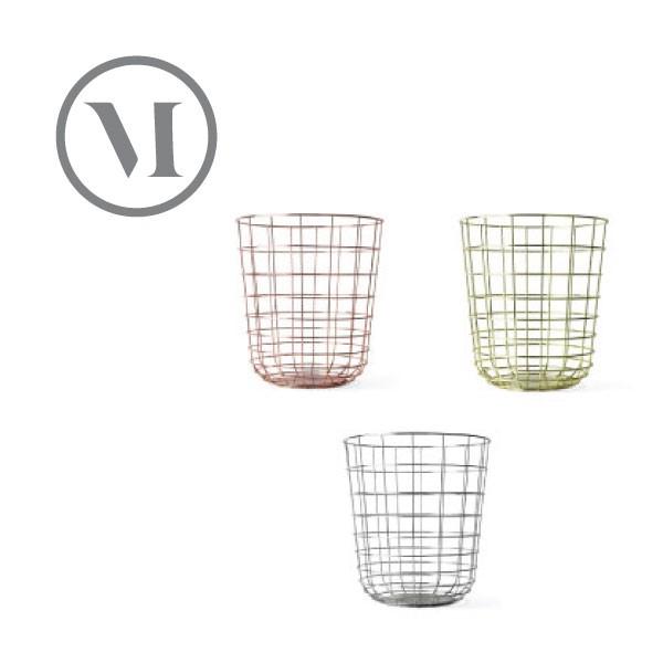 menu/メニュ ワイヤービン wire bin ブラス/クロム/コッパー シンプル