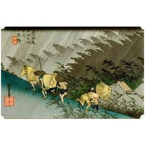 復刻版浮世絵−歌川(安藤)広重「東海道五十三次・全55図揃(保永堂版