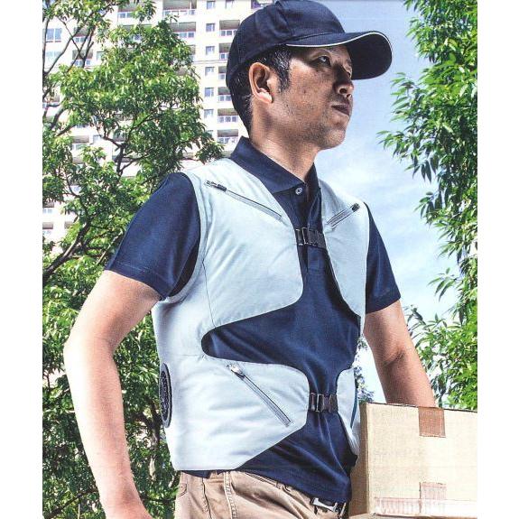 マキタ（makita） FV214DZ 充電式ファンベスト グレー/紺 ベストのみ