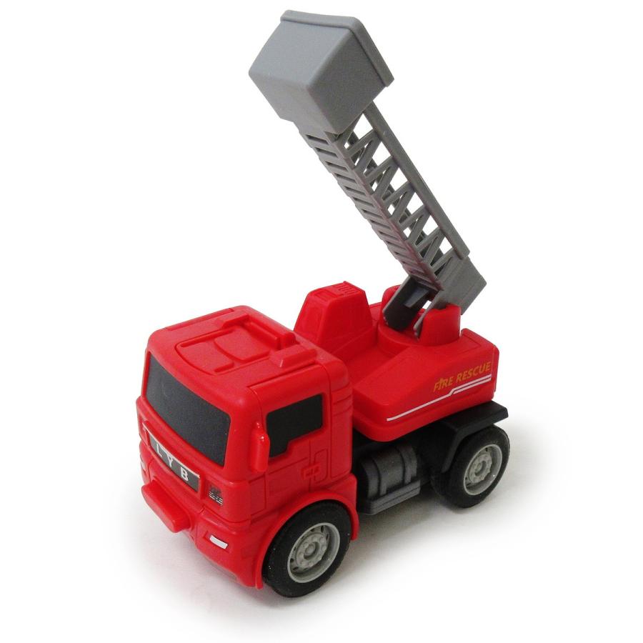 変形 ロボット 消防車 ミニカー トランスフォーム ファイヤーエンジン