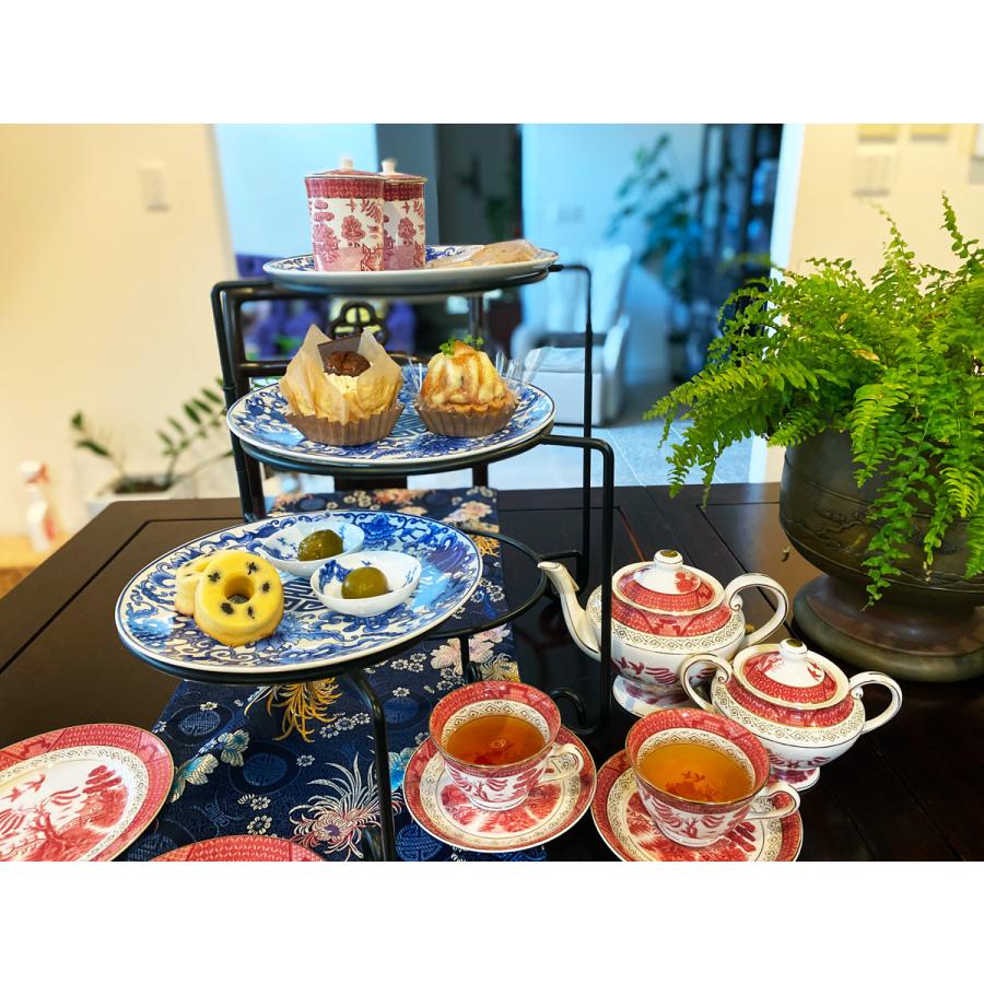 THE-SECRET-GARDEN シノワズリ ディナープレート 26cm 飾り皿 景徳鎮