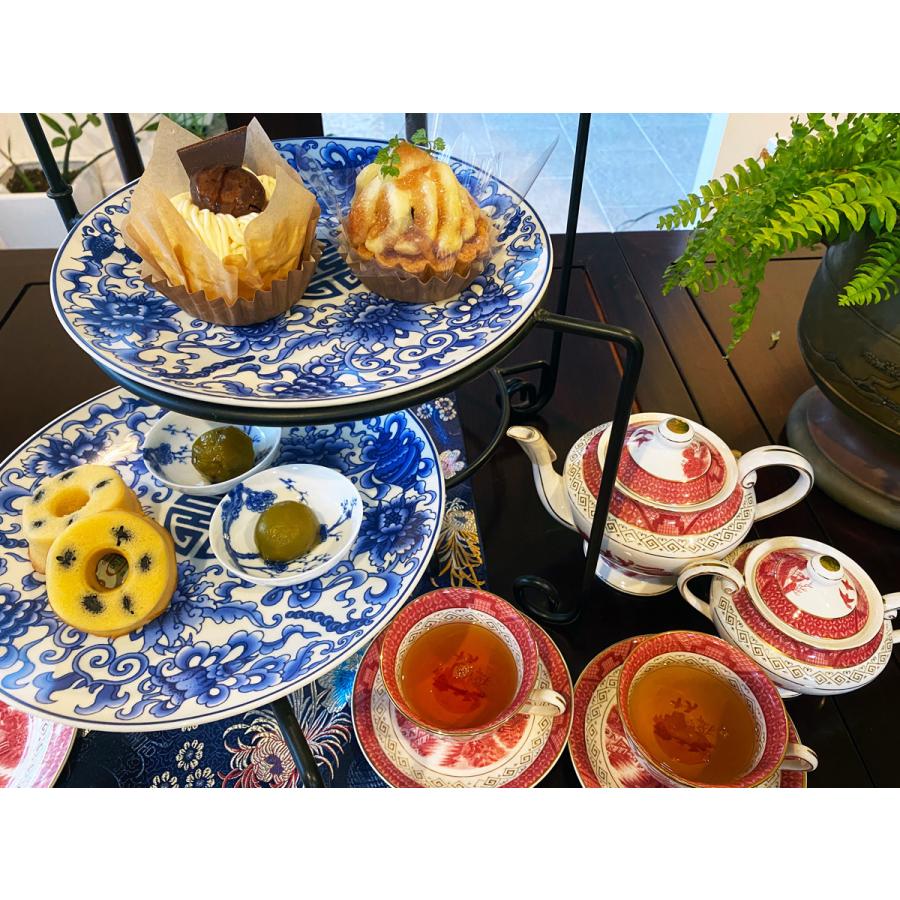 THE-SECRET-GARDEN シノワズリ ディナープレート 26cm 飾り皿 景徳鎮