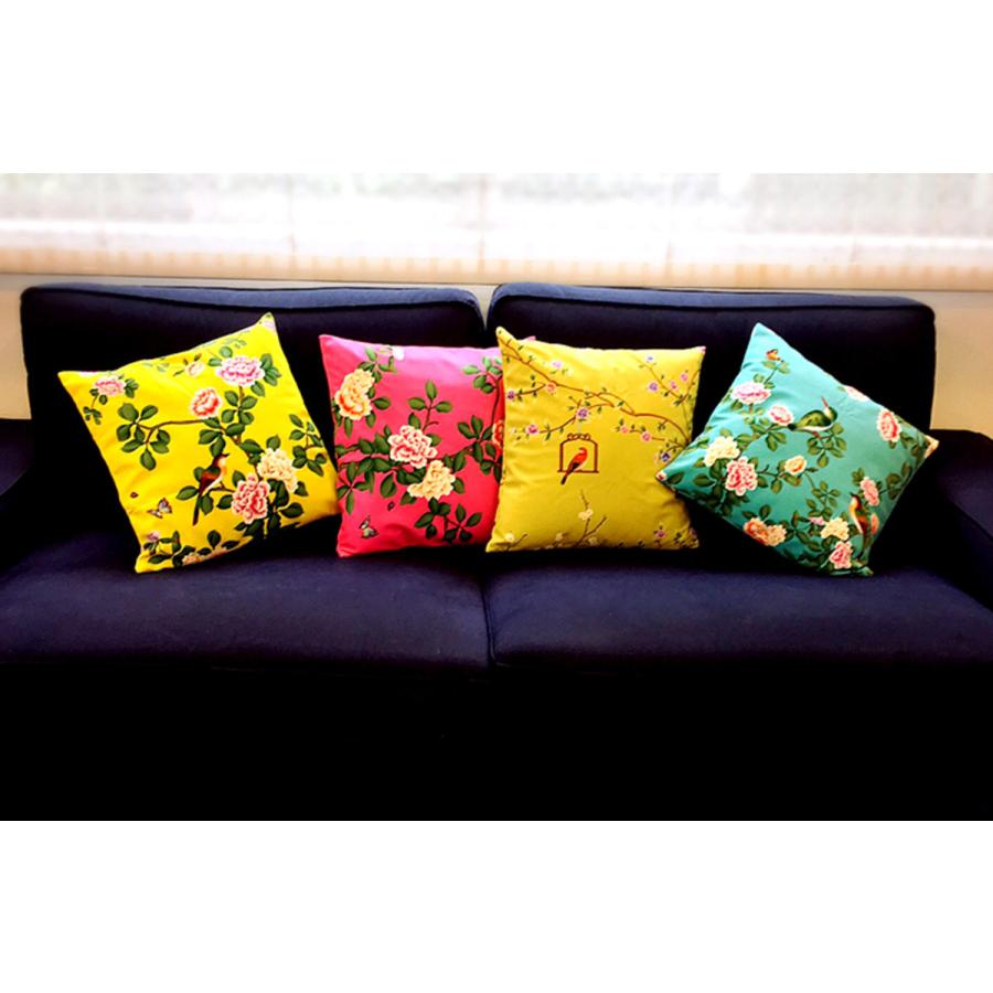 未使用新品）デザイナーズギルド社製 植物模様 クッション・カバー