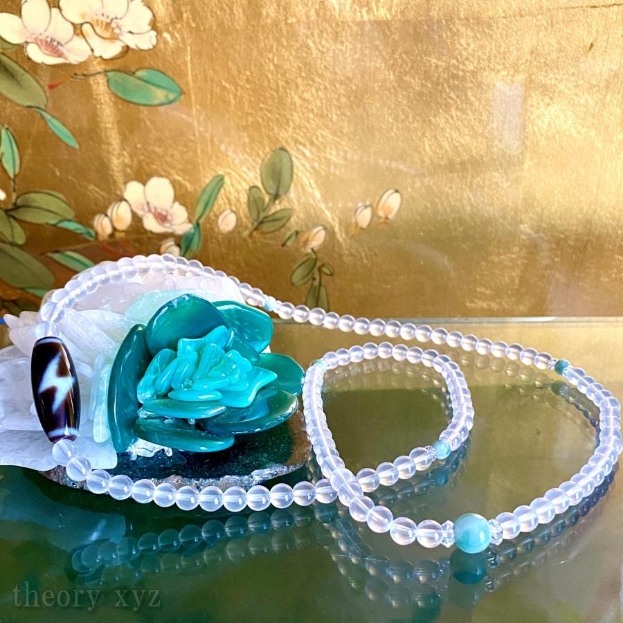 theory xyz 糸魚川翡翠 ネックレス 閃電五眼 メンズ レディース