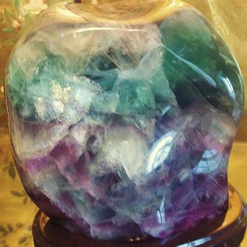 theory xyz フローライト 原石 置物 大型 9.1kg 美品 天然石 蛍石 甲府