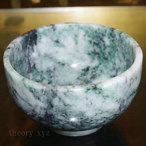 theory xyz 糸魚川翡翠 茶碗 ひすい 8cm 伝統工芸品 純国産 日本製