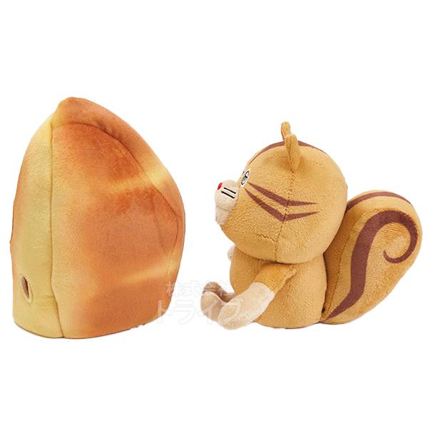 パンどろぼう 着脱式 にせパンどろぼう ぬいぐるみ K-9394 939430 置配