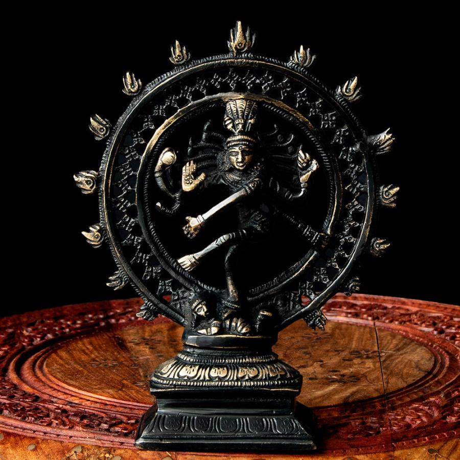 送料無料 シヴァ ナタラジ シバ カーリー ダンシング・シヴァ 重厚な