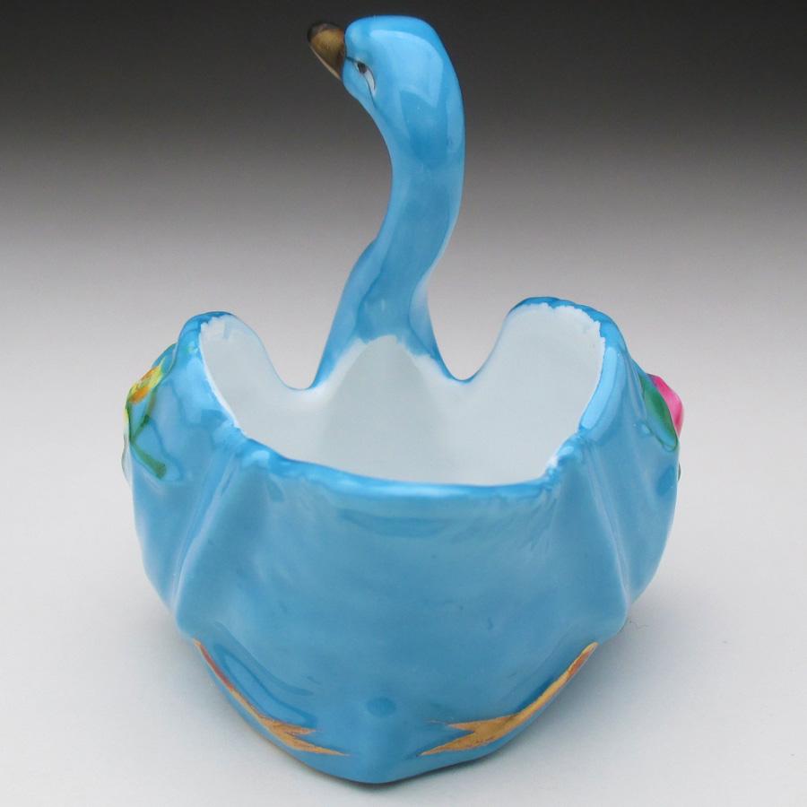 ノリタケ オールドノリタケ 金彩花絵白鳥型 ソルトボウル 6枚セット