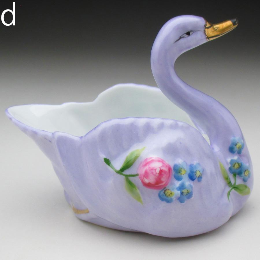 ノリタケ オールドノリタケ 金彩花絵白鳥型 ソルトボウル 6枚セット