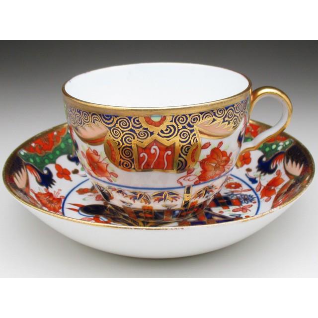 スポード 金彩イマリ文 カップ＆ソーサー アンティーク 1800年代