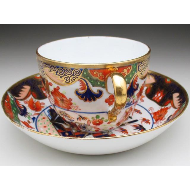 スポード 金彩イマリ文 カップ＆ソーサー アンティーク 1800年代