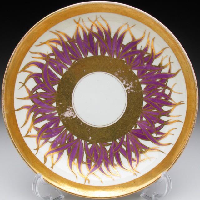 MINTON（ミントン） 金彩草文 カップ＆ソーサー アンティーク 19世紀