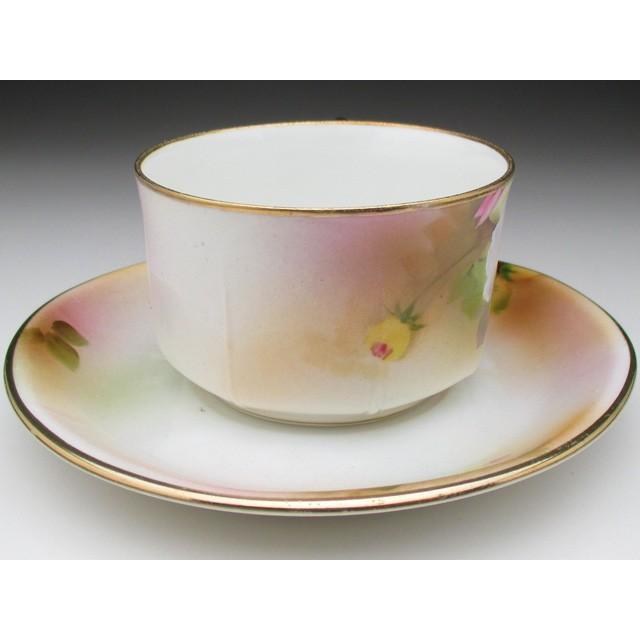 ノリタケ オールドノリタケ 薔薇絵 カップ＆ソーサー (a