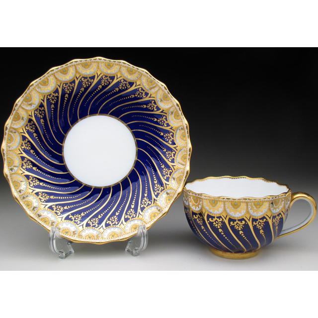 Spode コープランド コバルト金彩ジュール カップ＆ソーサー