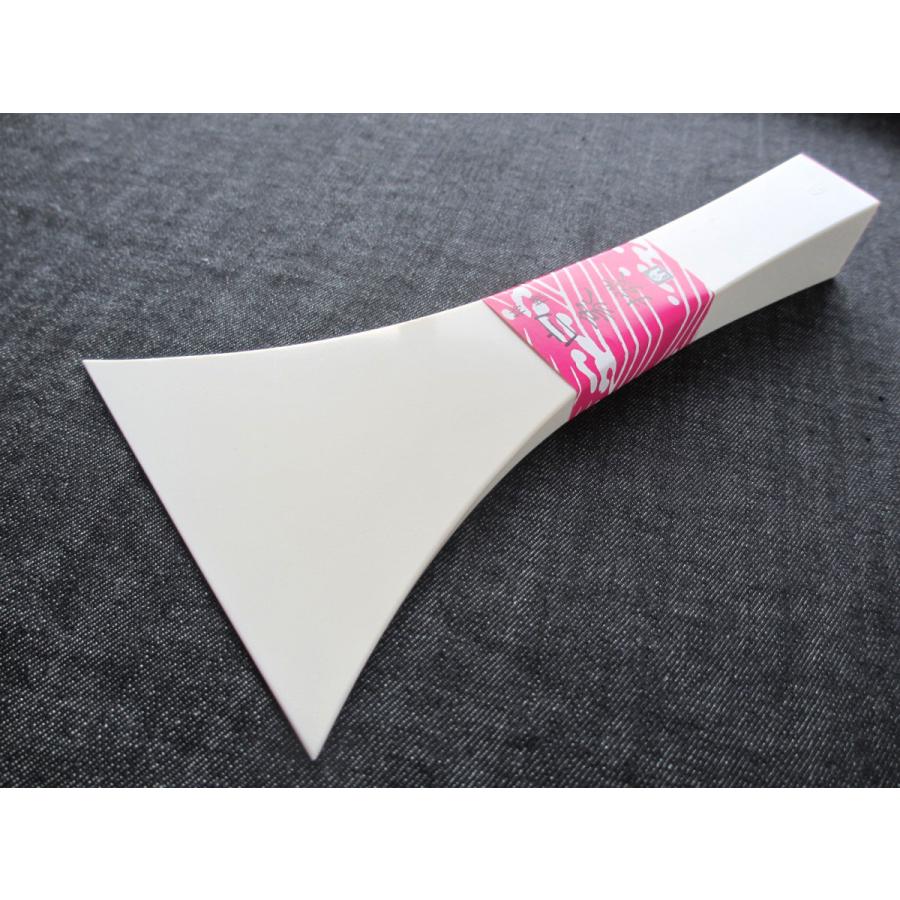 三味線撥(三味線バチ) 白象 津軽用 【15号 白】 重さ150g 練習用