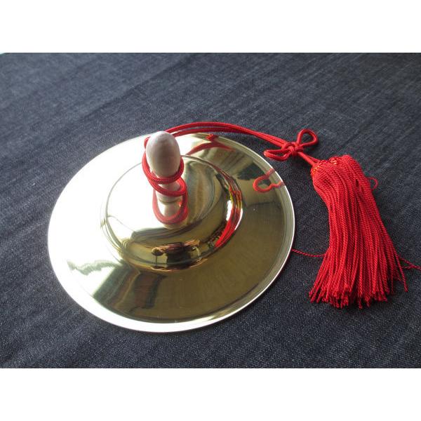 値上げ前 数量限定】邦楽打楽器 鳴り物 取っ手付きチャッパ(手平鉦