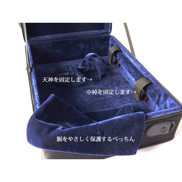 桐製三味線ケース 地唄・長唄三味線三つ折れケース(三ツ折三味線ケース