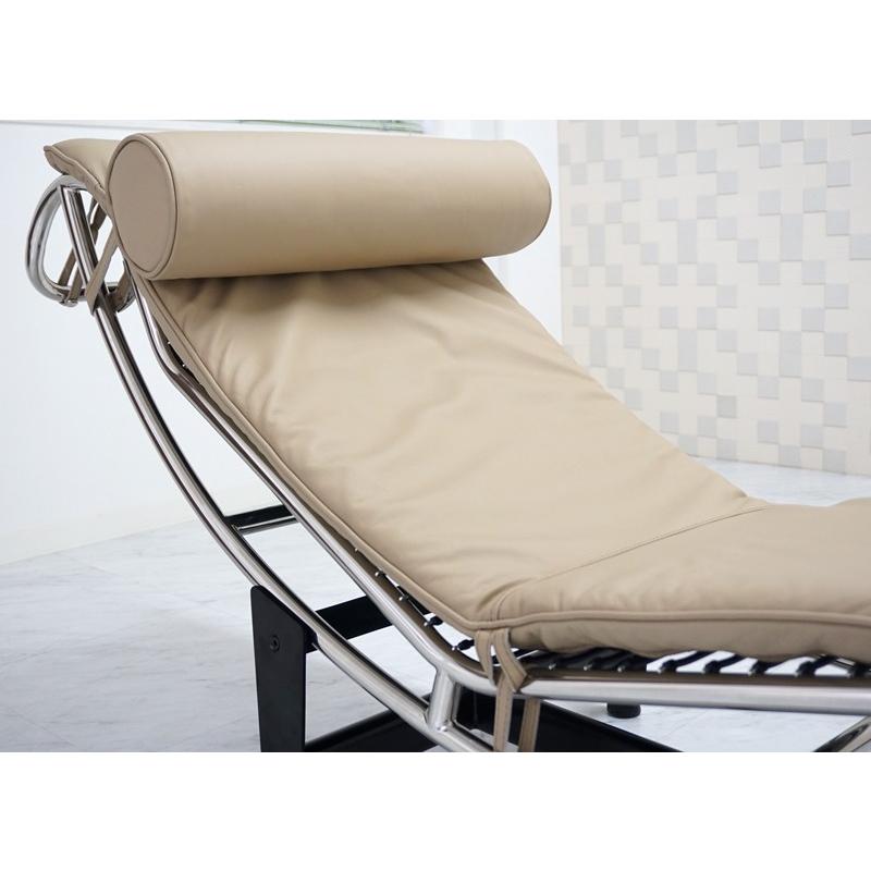 ル・コルビジェ LC4 シェーズロング 本革仕様 モスベージュ Le