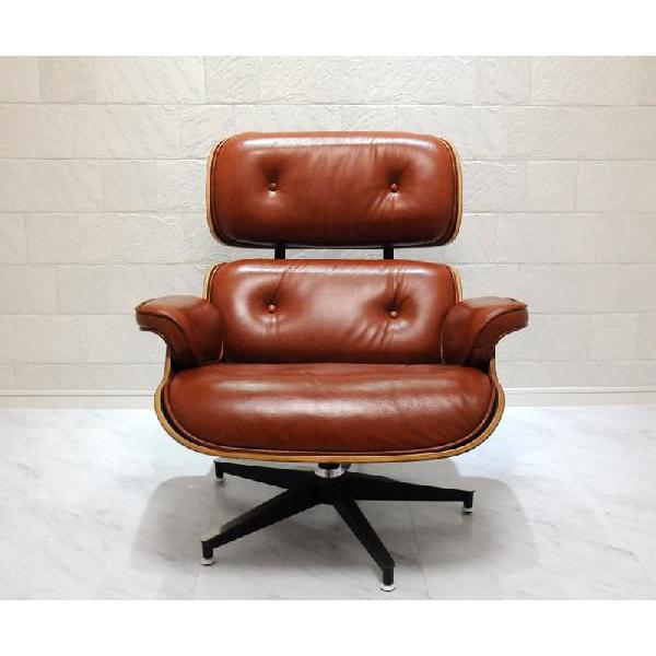 イームズ ラウンジチェア オットマン チャールズ&レイ・イームズ 本革