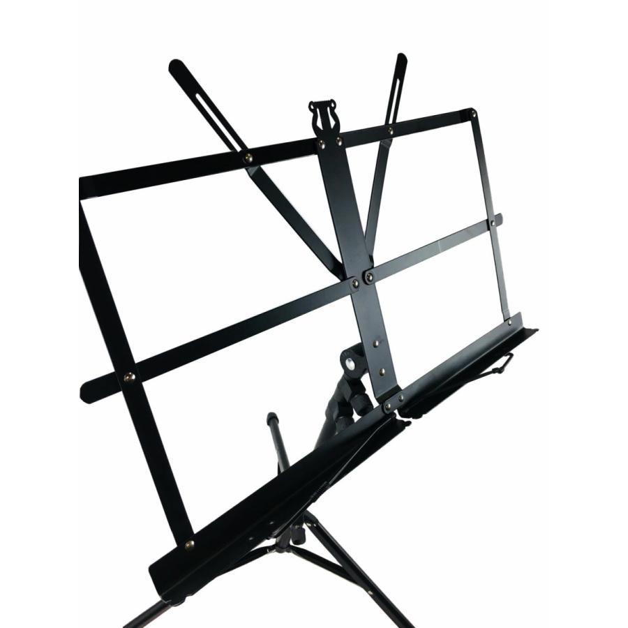 T-2 見台 】座奏用 譜面台 折りたたみ式 スチール製 ケース付き 三味線