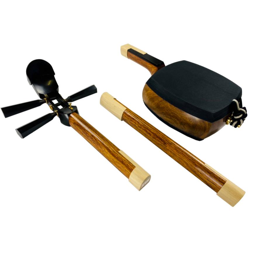 津軽三味線 -negro blanco-【本体+フルセット】三つ折れ : 三味線shop