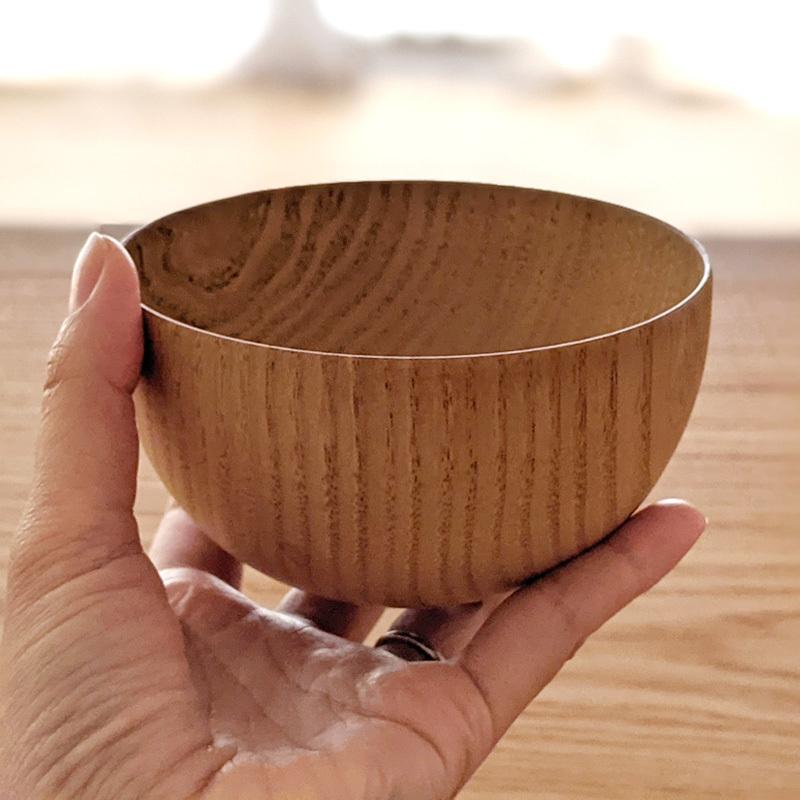 しらさぎボウル 木の器 日本製 石川県 天然木 小鉢 食器 サラダボウル