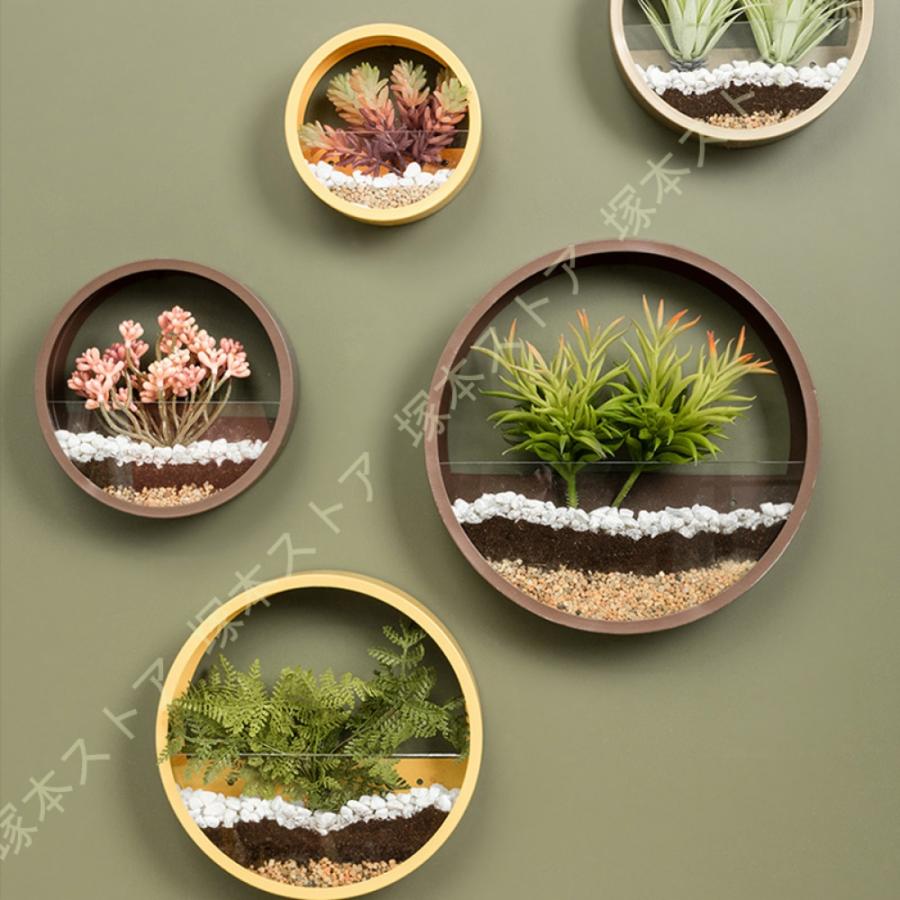 人工観葉植物 ウォールグリーン 壁掛け フェイクグリーン 木枠 観葉