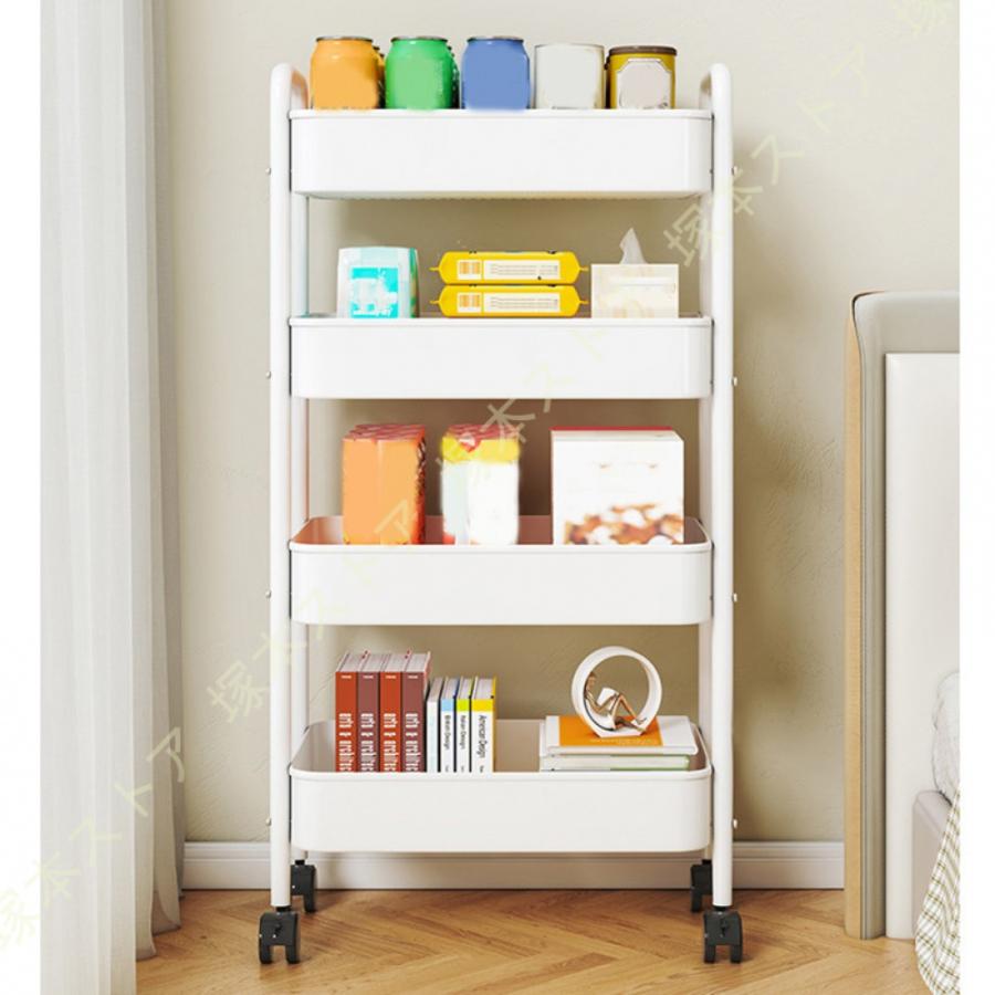 隙間収納 キャスター付きワゴン スリムラック 洗面台 収納ワゴン