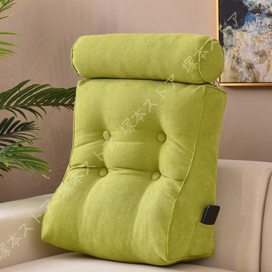 背もたれ クッション ベッド 座椅子 ベッド用 三角クッション ソファー