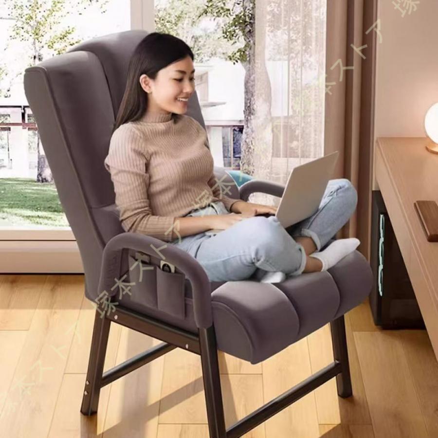 高座椅子 リクライニングチェア 5段階椅子 1人掛け 肘掛けハイバック