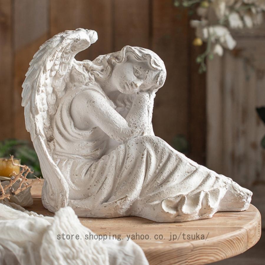 天使 妖精 置物 オブジェ お祈り エンジェル インテリア 平和 祈る天使