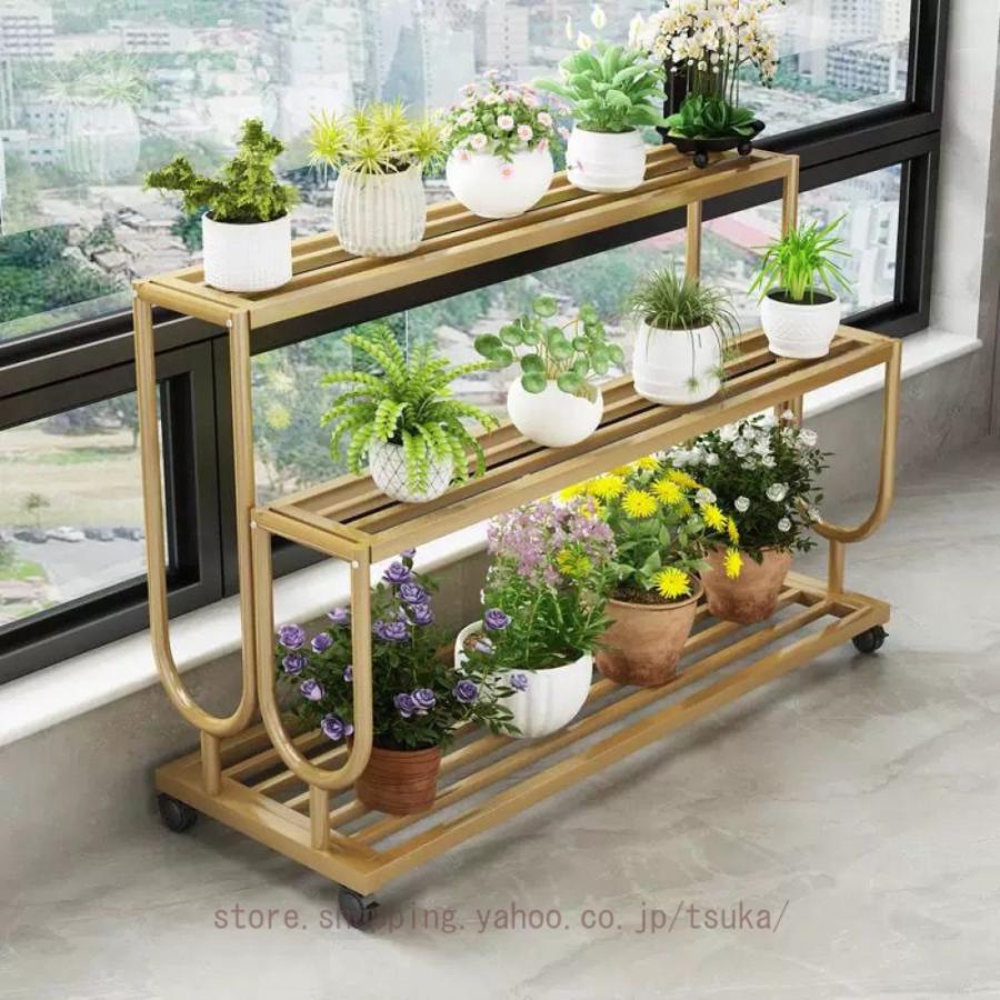 フラワースタンド おしゃれ 室内 ラック 植物 棚 収納棚 プランター