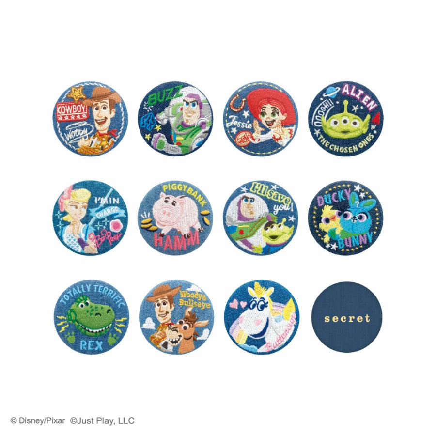予約】〈BOX〉トイ・ストーリー シークレットデニム刺繍缶バッジ