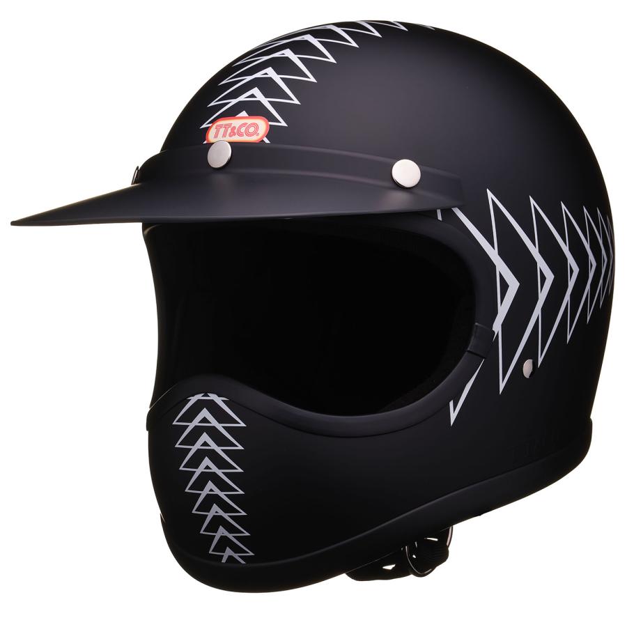 トゥーカッター トライアングル フルフェイスヘルメット ヴィンテージ