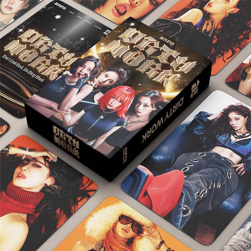 aespaグッズ フォト カード 55枚 セット トレカ エスパ 写真 全員