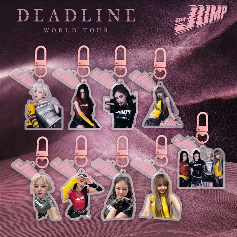 2番目半額 BLACKPINKグッズ JUMP キーリング ロゼ 写真 アクリル