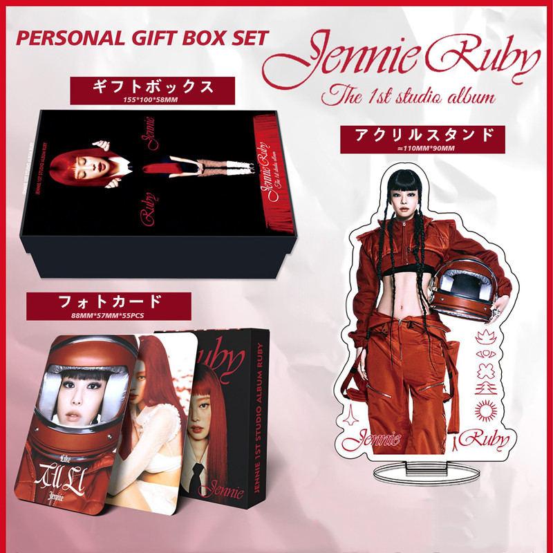 JENNIEグッズ ギフトボックス RUBY フォトカード BLACKPINK テープ
