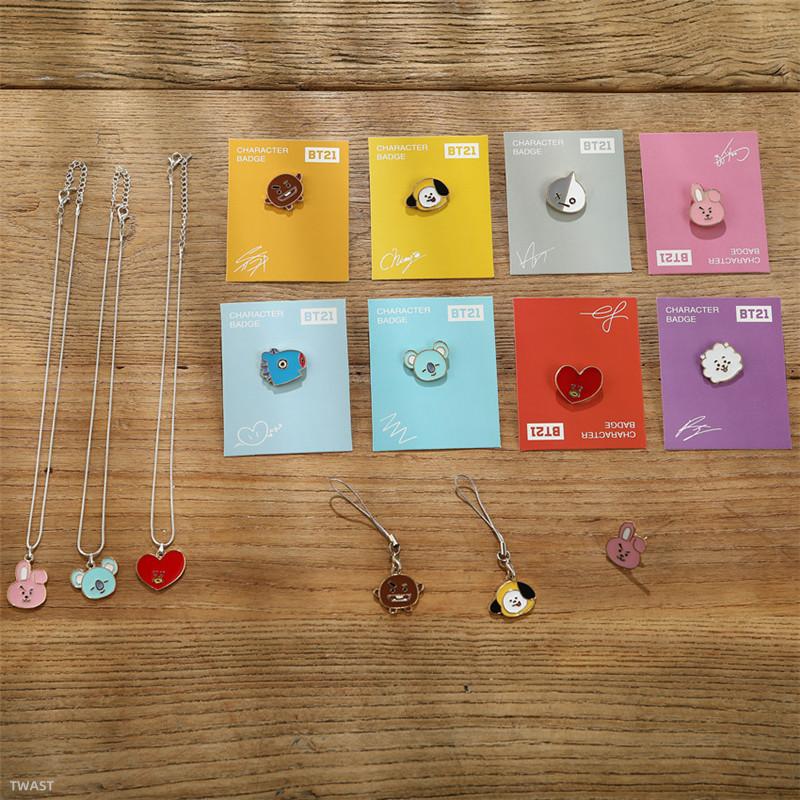 BTSグッズ BT21 防弾少年団 バンタン ネックレス ブレスレット