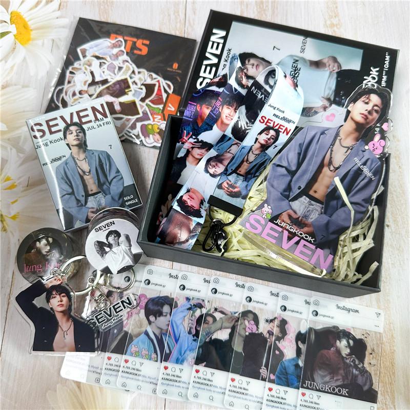 JUNG KOOKグッズ SEVEN ギフトボックス フォトカード グク テープ